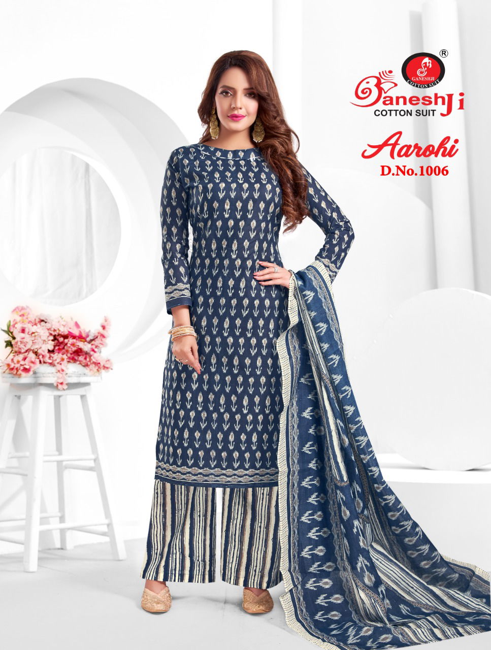 Ganeshaji Aarohi 1  Casual Daily Wear Cotton Printed Dress Material Collection